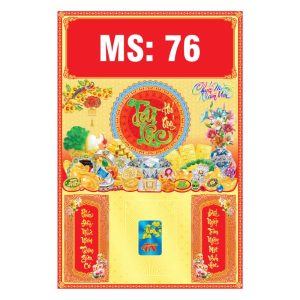  Bìa 40x60cm Gắn Bloc – Tài Lộc Phú Quý - Mã: TL 76