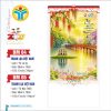  Lịch Lò Xo 7 Tờ 37x70cm – Tranh Lụa Việt Nam - Mã: BM04 - BM05