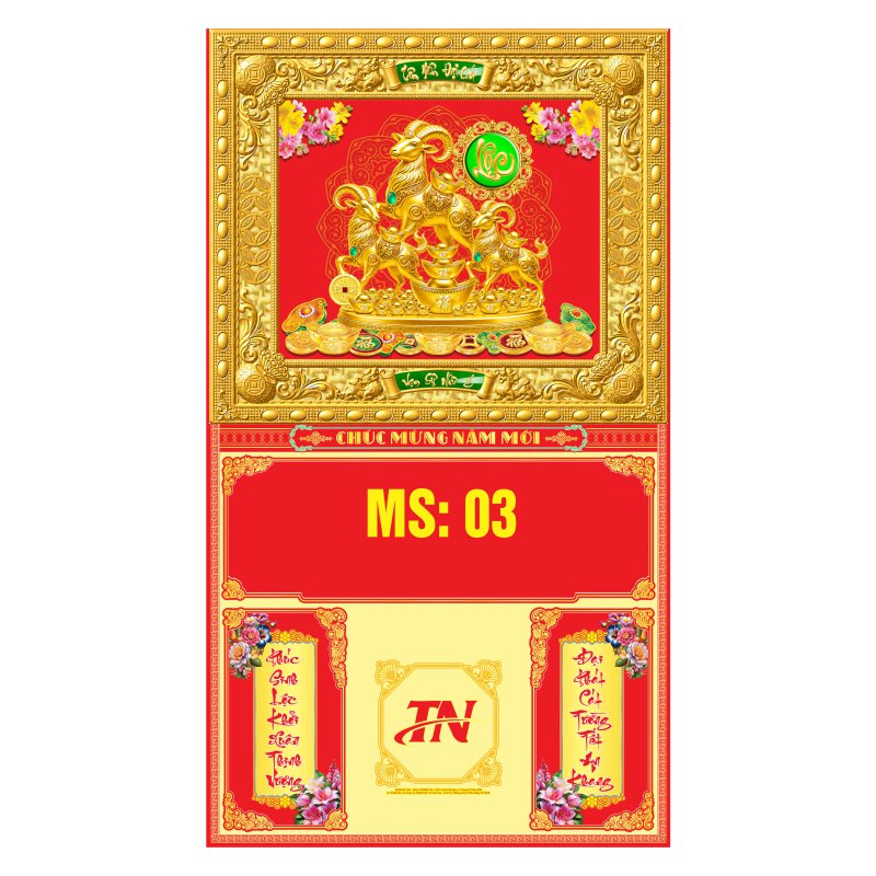 Bìa Khung Cao Cấp 40x70cm Gắn Bloc – Tam Dương Tấn Lộc - Mã: MS 03