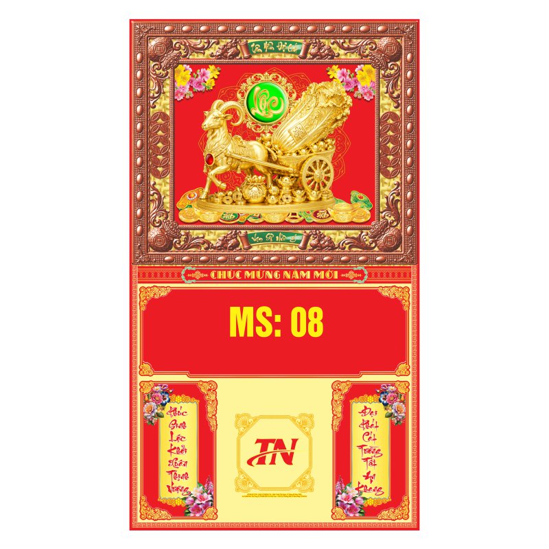 Bìa Khung Cao Cấp 40x70cm Gắn Bloc – Kim Dương Tấn Lộc - Mã: MS 08
