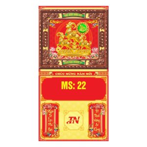  Bìa Khung Cao Cấp 37x70cm Gắn Bloc – Tam Dương Tài Lộc - Mã: MS 22