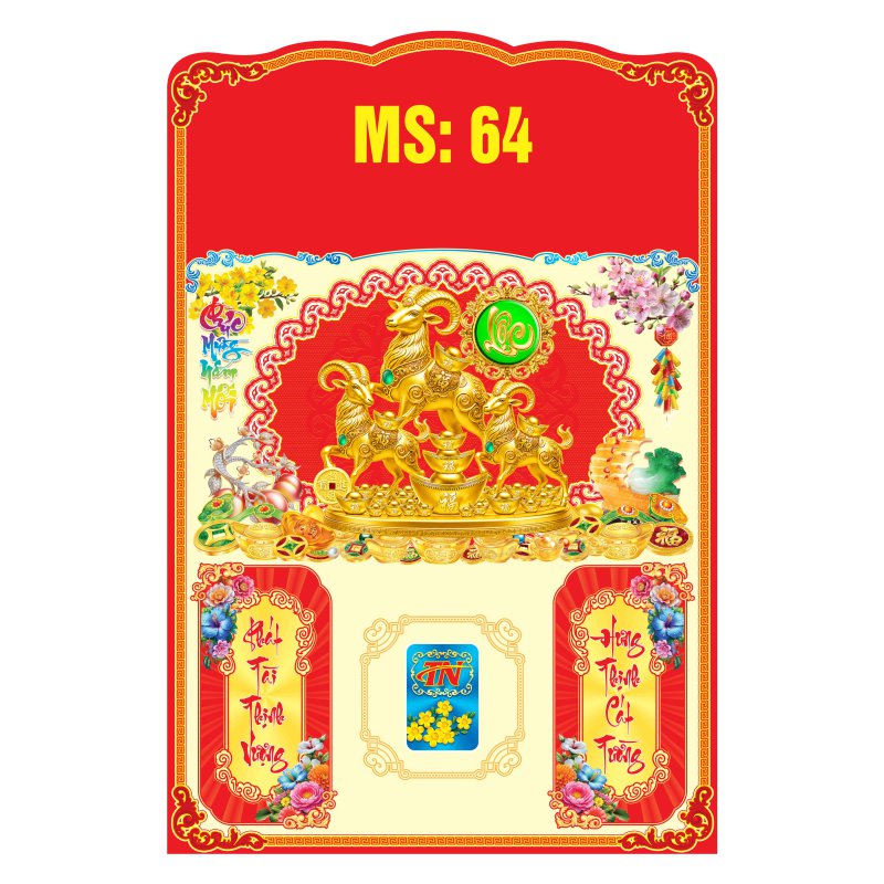Bìa 40x60cm Gắn Bloc – Tam Dương Tấn Lộc - Mã: MS64