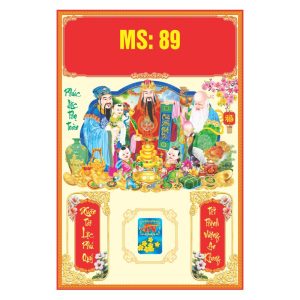  Bìa 40x60cm Gắn Bloc – Phúc Lộc Thọ - Mã: MS89