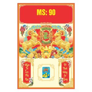  Bìa 40x60cm Gắn Bloc – Đinh Mùi Tài Lộc - Mã: MS90