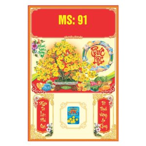  Bìa 40x60cm Gắn Bloc – Mai Phú Quý - Mã: MS91