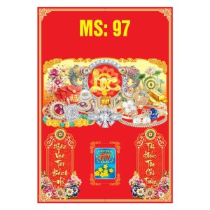 Bìa 35x50cm Gắn Bloc – Lộc Xuân - Mã: MS 97