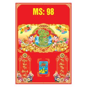 Bìa 35x50cm Gắn Bloc – Phúc Lộc An Khang - Mã: MS 98