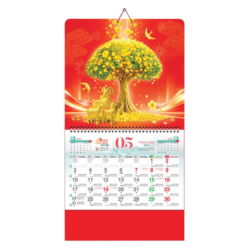 Lò Xo Giữa Bộ Số 37x70cm – Kim Tiền Tài Lộc - Mã: AH 34