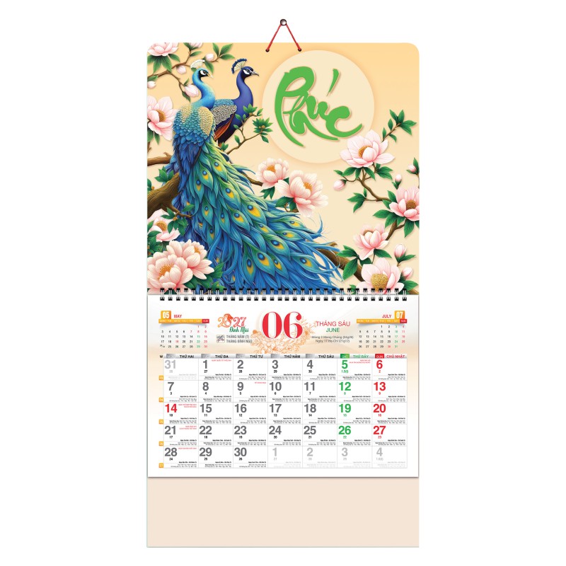 Lò Xo Giữa Bộ Số 37x70cm – Song Long Chầu Phúc - Mã: AH 36