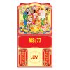  Lò Xo Giữa 37x70cm Gắn Bloc – Phúc Lộc Thọ  - Mã: MS77