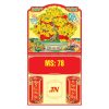  Lò Xo Giữa 37x70cm Gắn Bloc – Mai Vàng  - Mã: MS78